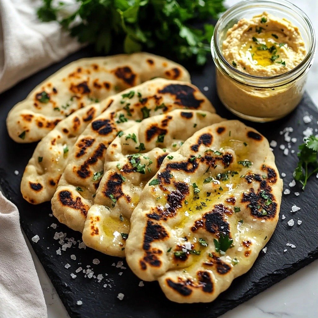 Classic Greek Yogurt Naan Bread - featured image