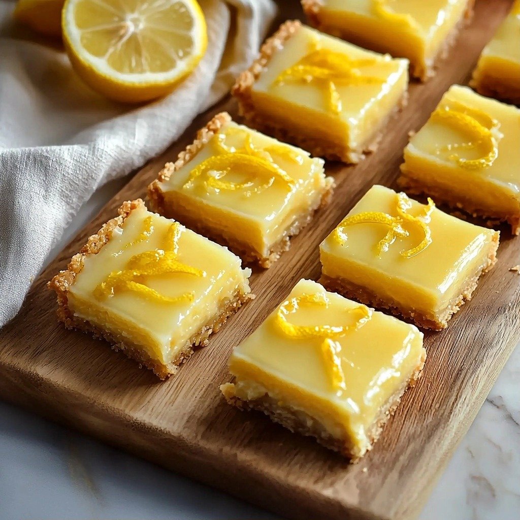 Homemade Greek Yogurt Lemon Bars - featured image