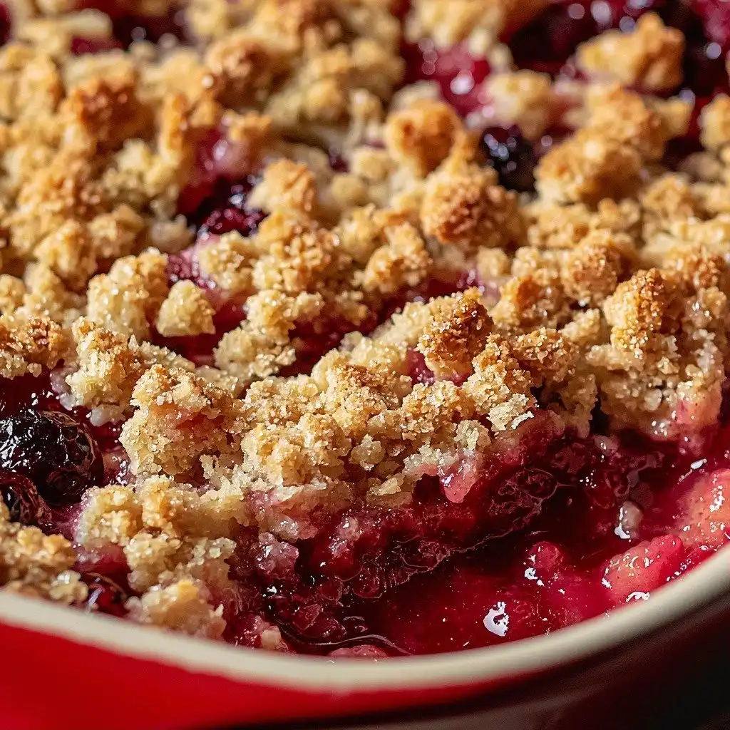 Strawberry Rhubarb Crumble - featured image