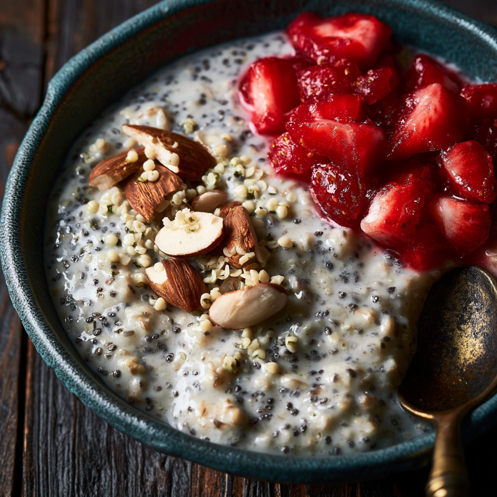 Easy Protein Overnight Oats (Vegan)