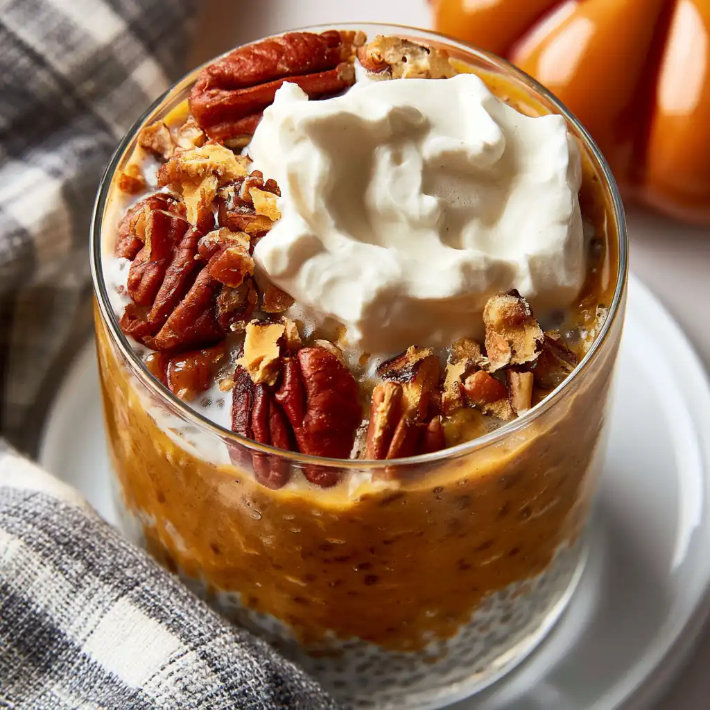 Pumpkin Pie Protein Overnight Oats