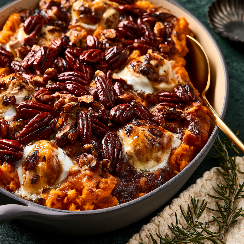 Southern Maple Sweet Potato Casserole