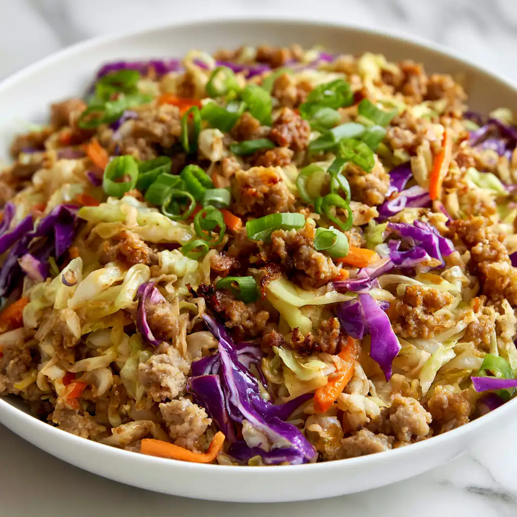 LOW-CARB EASY TO MAKE EGG ROLL IN A BOWL