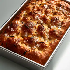 Sourdough Focaccia in a Loaf Pan