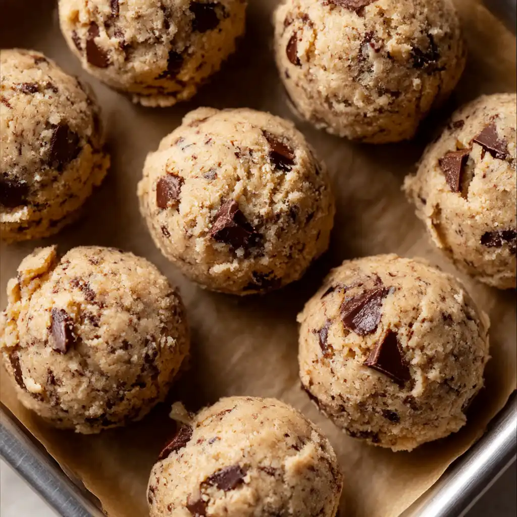 Espresso Chocolate Chip Cookies - step by step