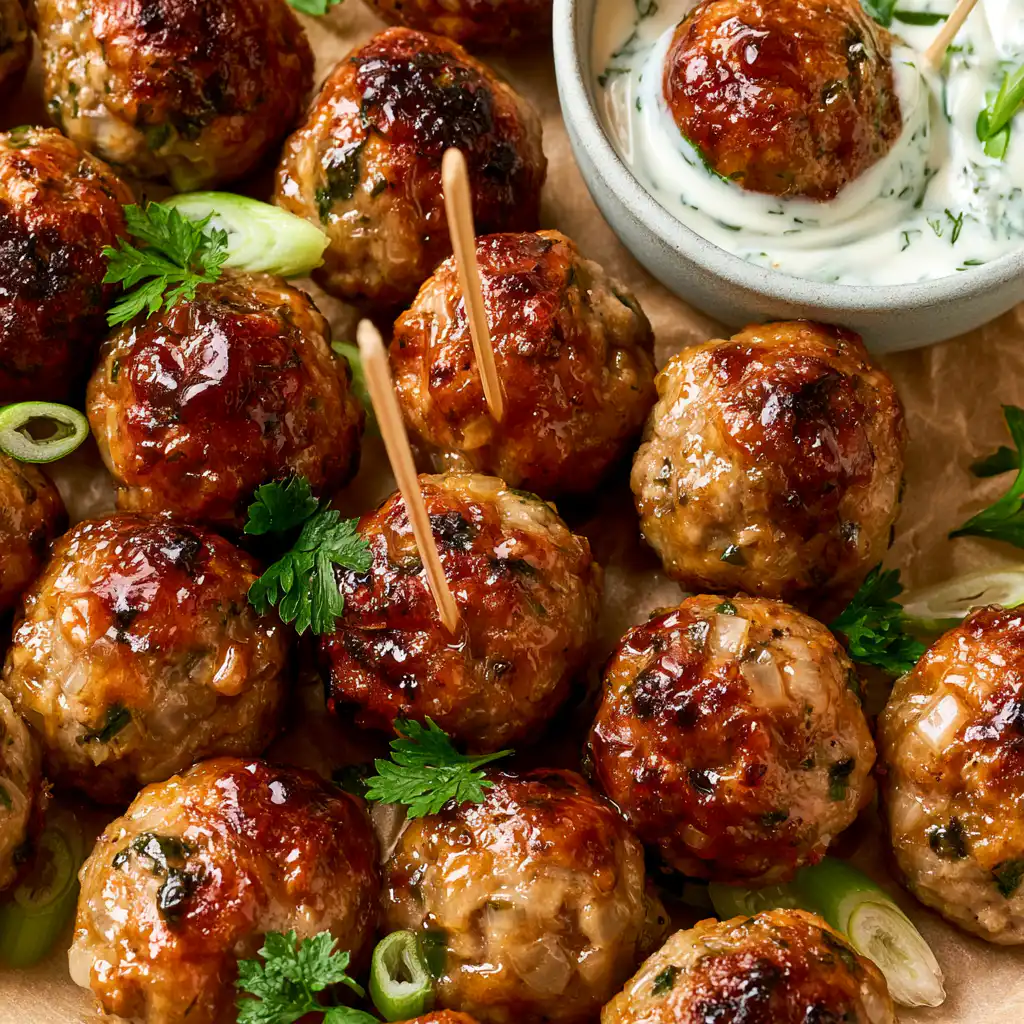 Healthy Broccoli Cheddar Turkey Meatballs - step by step